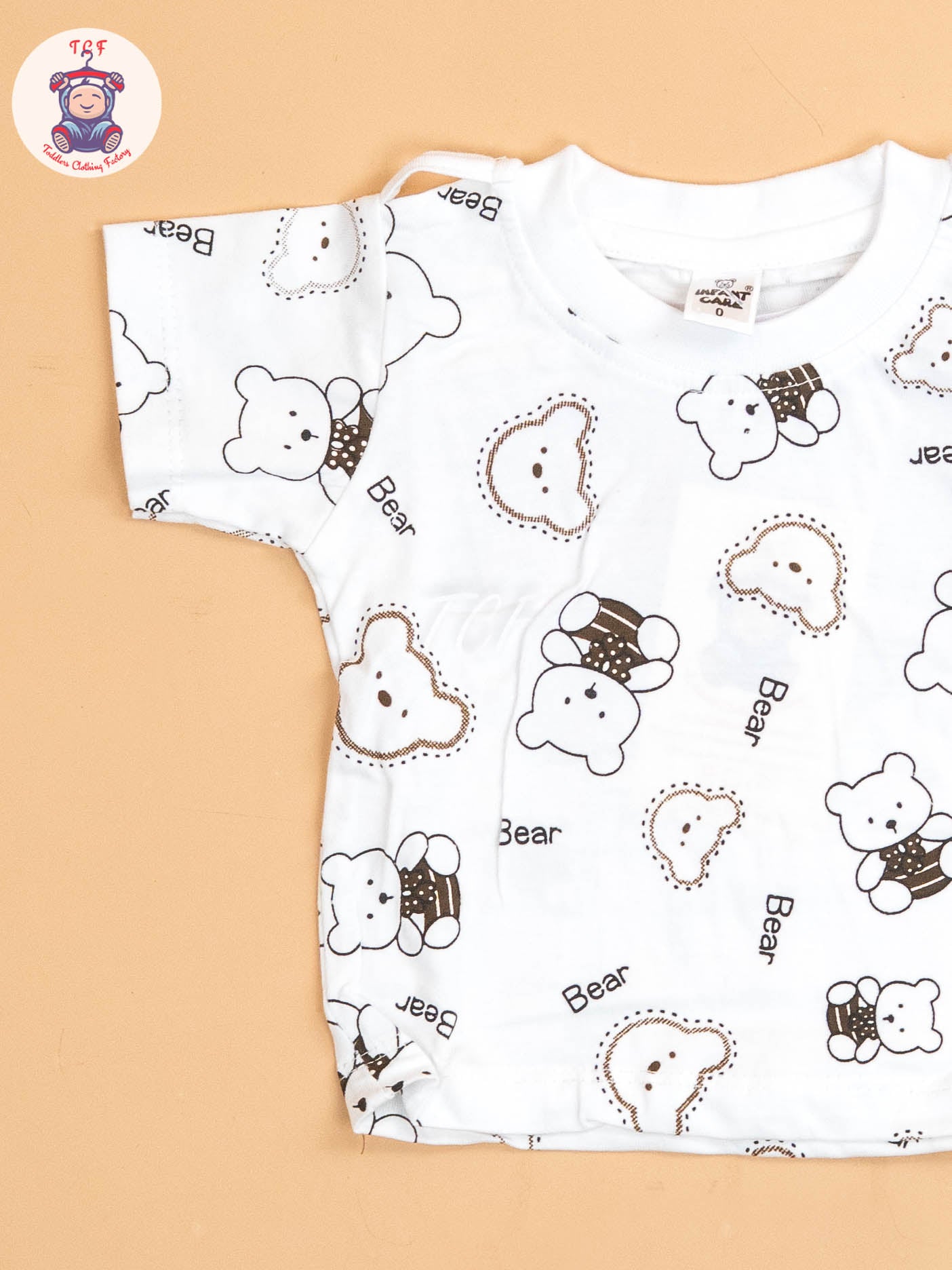 White & Brown- T-Shirts & Jumpsuits