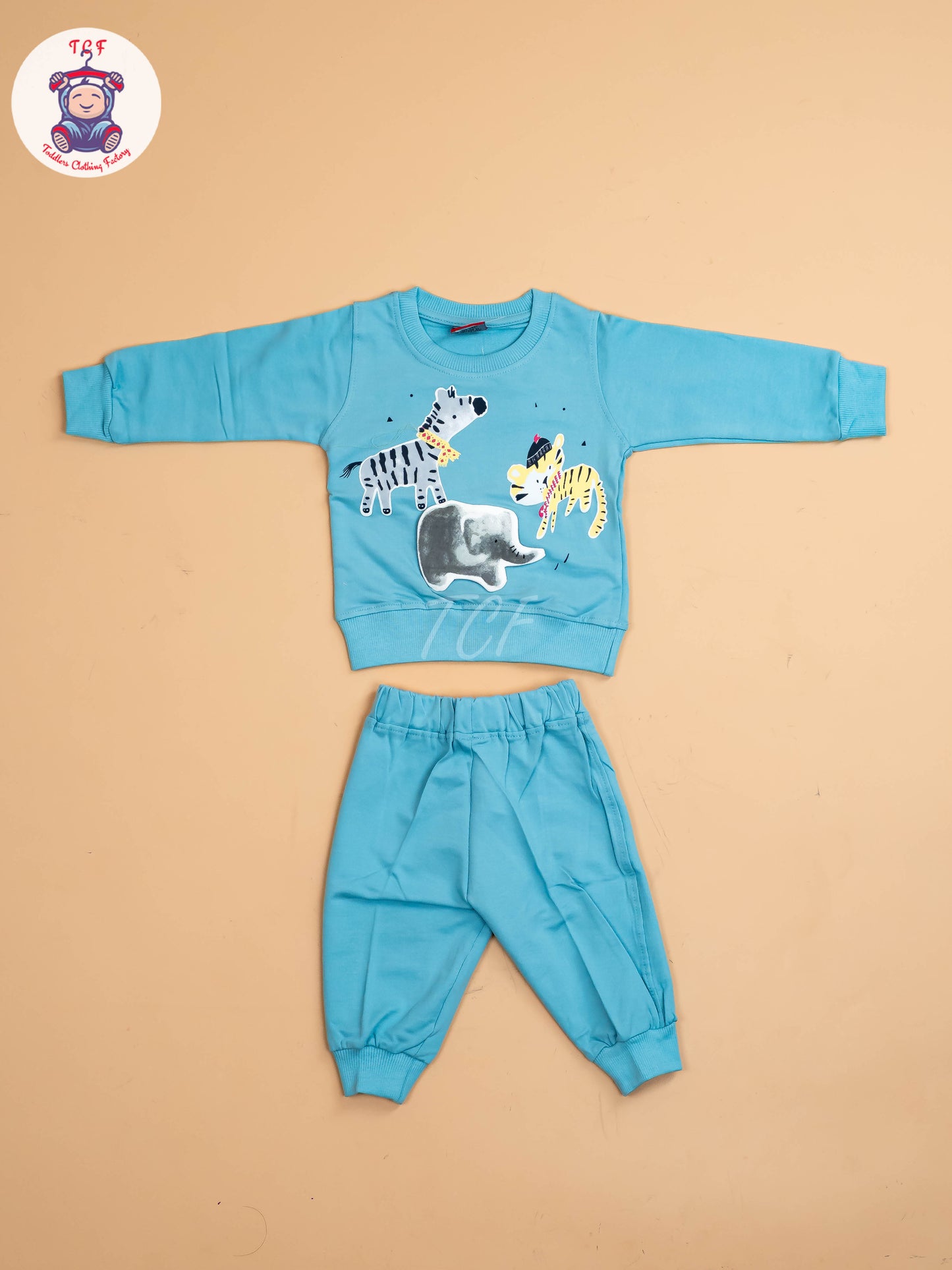 Sky Blue & White - T-Shirts & Shorts