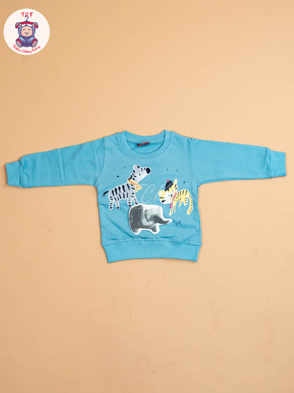 Sky Blue & White - T-Shirts & Shorts