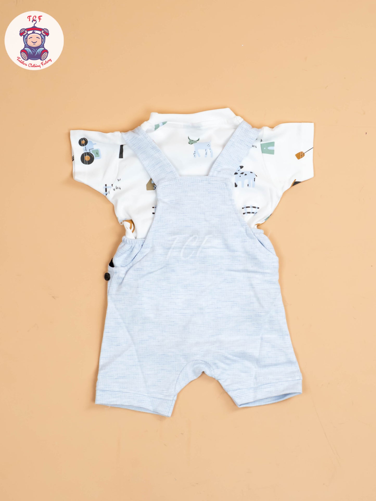 White & Blue-Jumpsuits