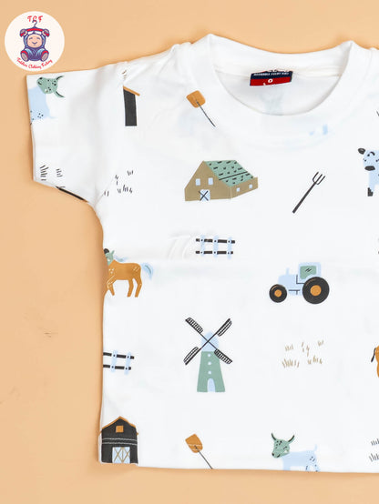 White & Blue-Jumpsuits