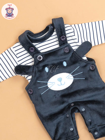 White & Navy Blue -  Jumpsuits