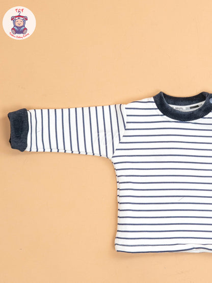 White & Navy Blue -  Jumpsuits