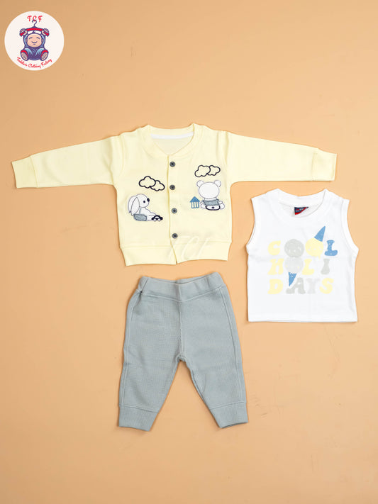 Yellow -T-Shirts & Shorts