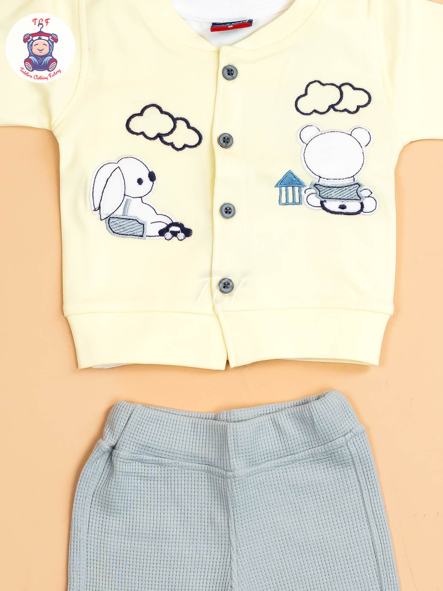 Yellow -T-Shirts & Shorts