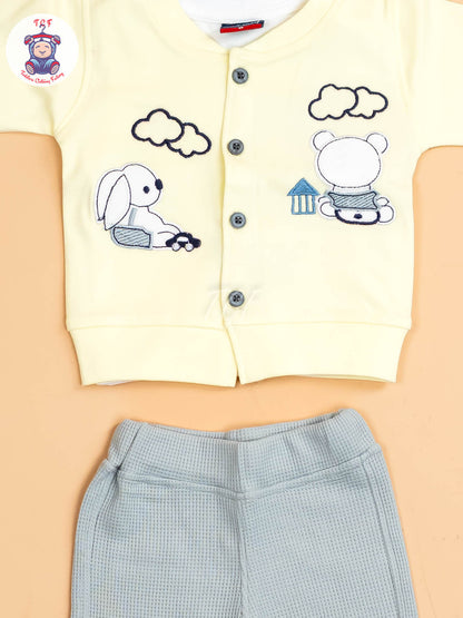 Yellow -T-Shirts & Shorts