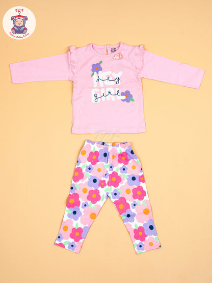 Pink-T-Shirts & Shorts