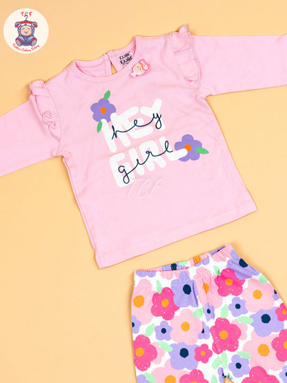 Pink-T-Shirts & Shorts
