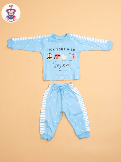 Sky Blue  - T-Shirts & Shorts