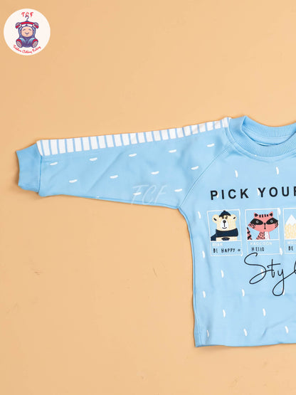 Sky Blue  - T-Shirts & Shorts