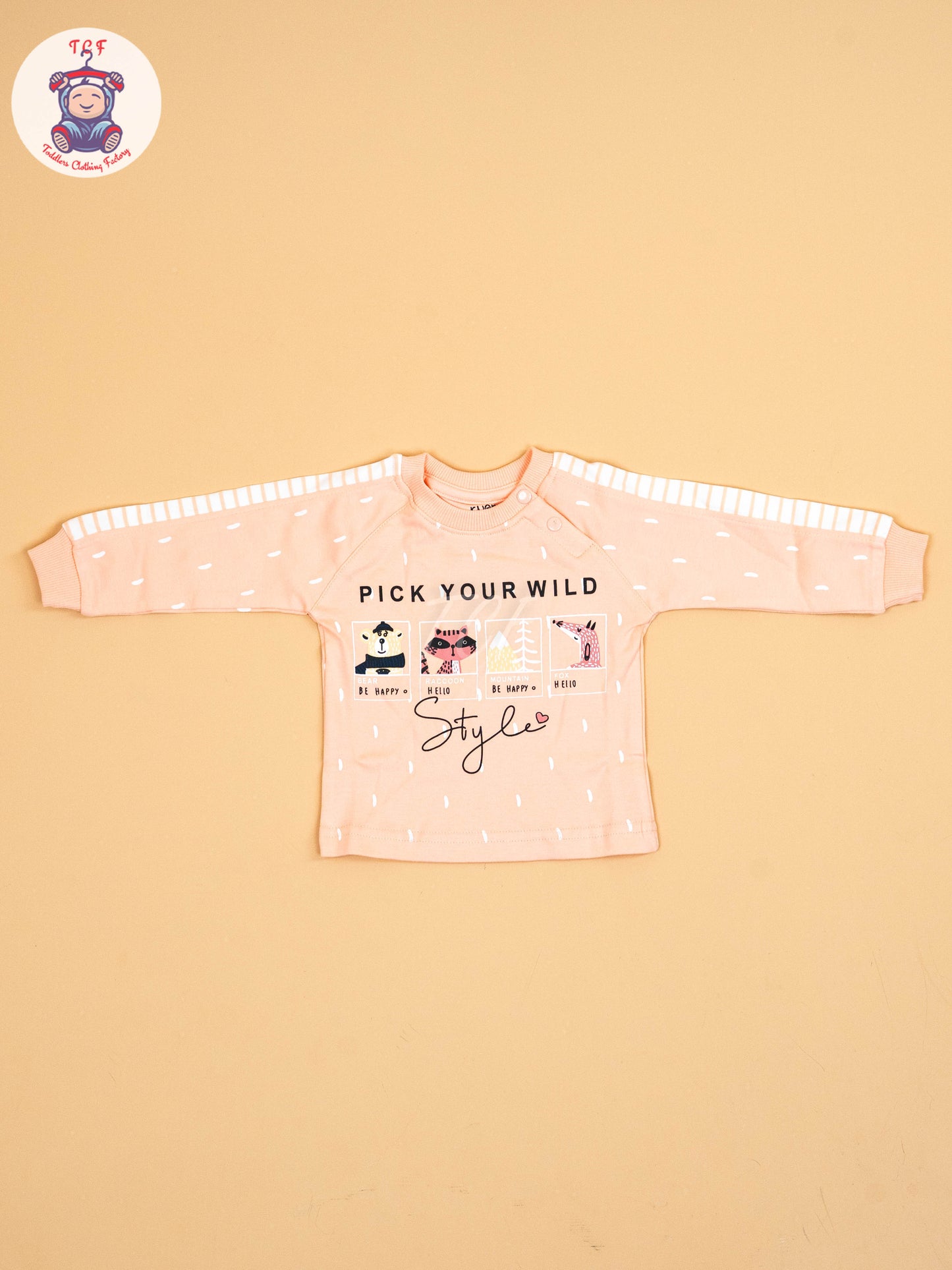 Peach -T-Shirts & Shorts