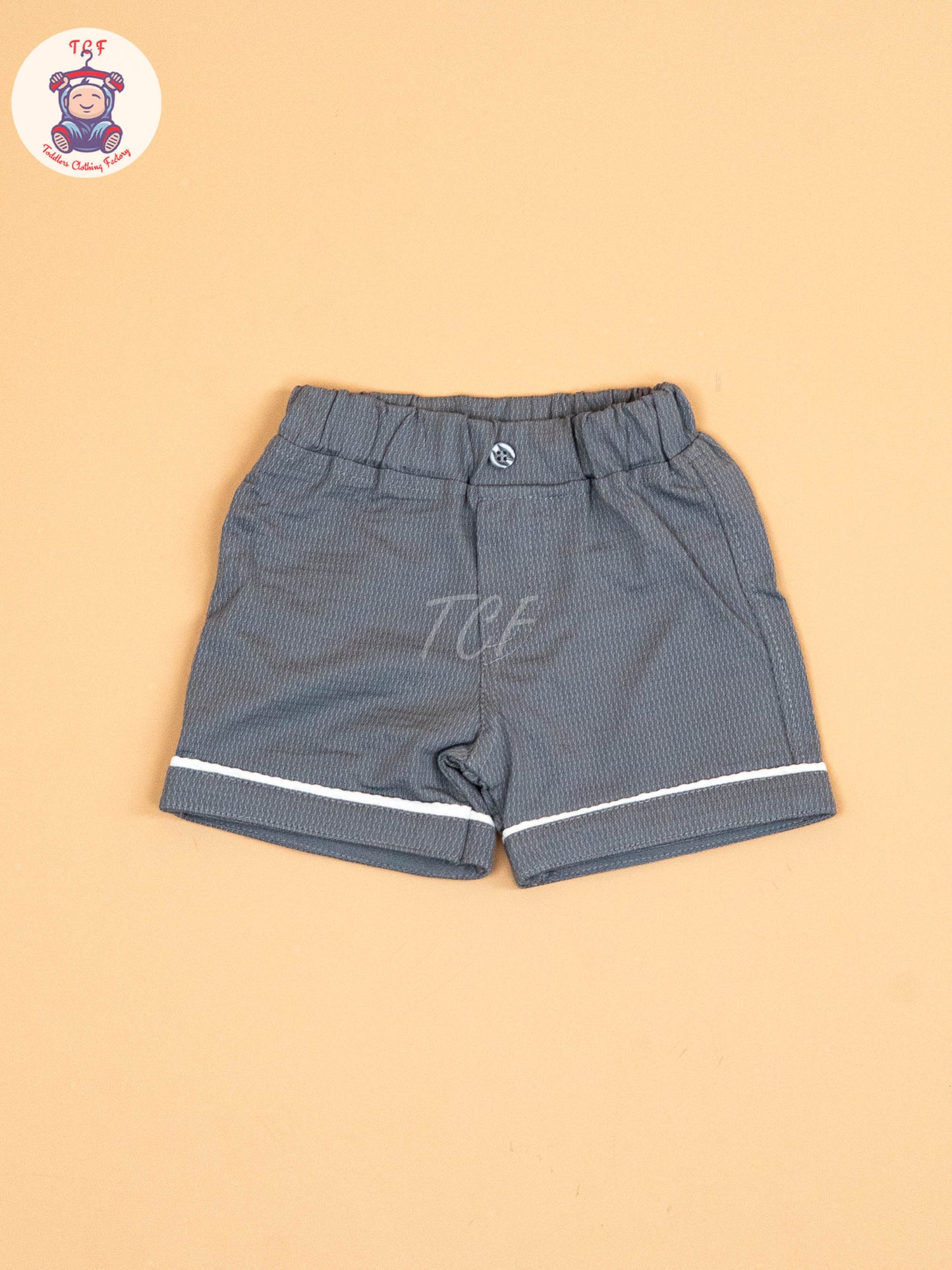 Grey & White  - T-Shirts & Shorts