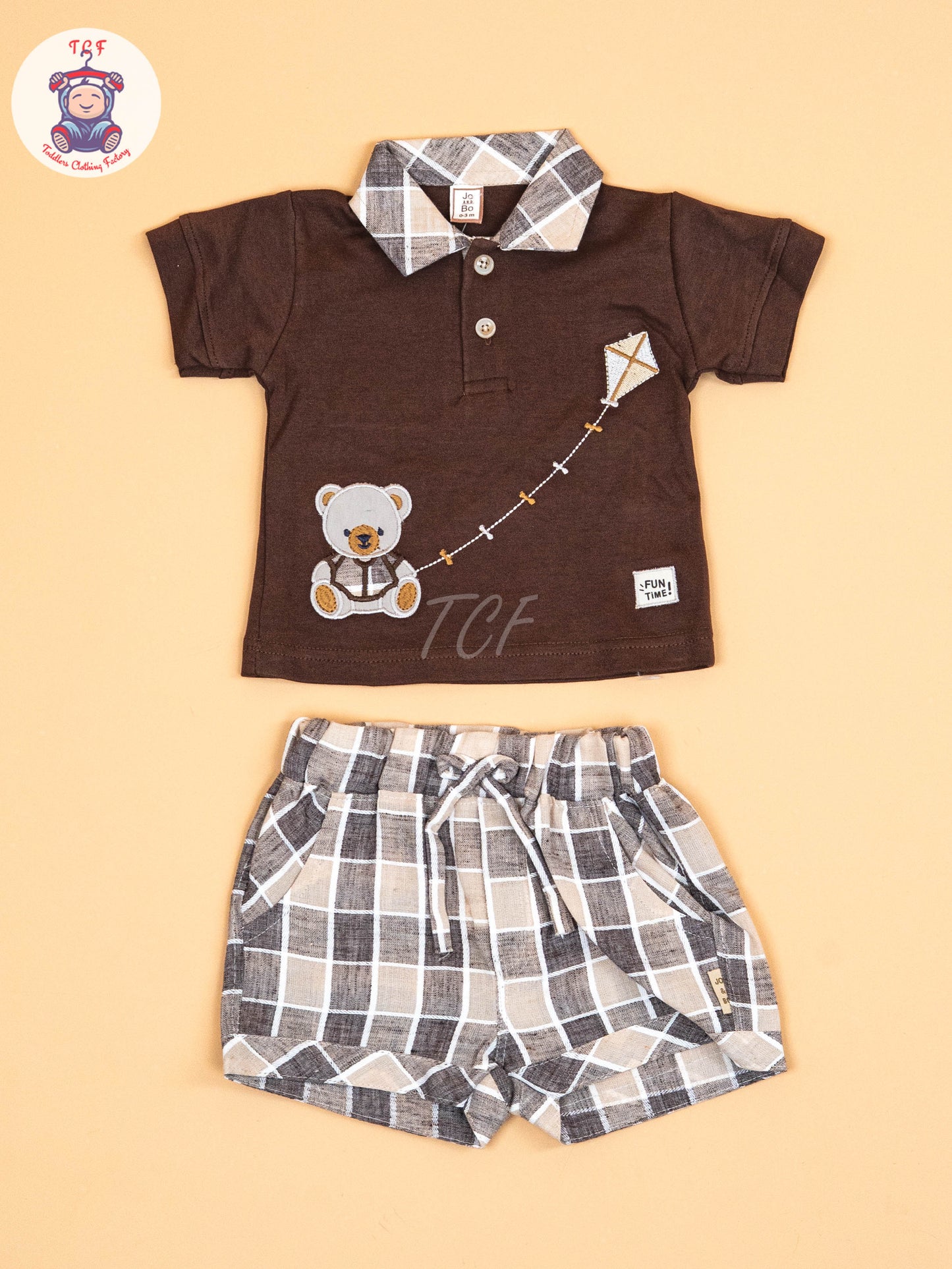 Brown   - T-Shirts & Shorts