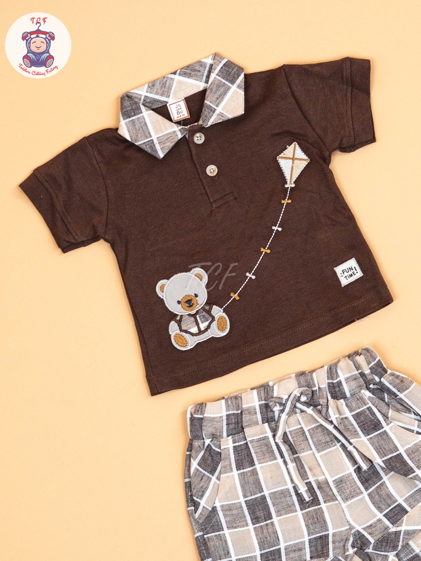 Brown   - T-Shirts & Shorts