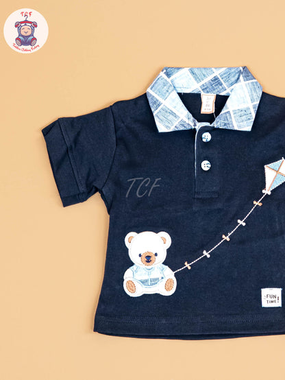 Navy Blue  - T-Shirts & Shorts