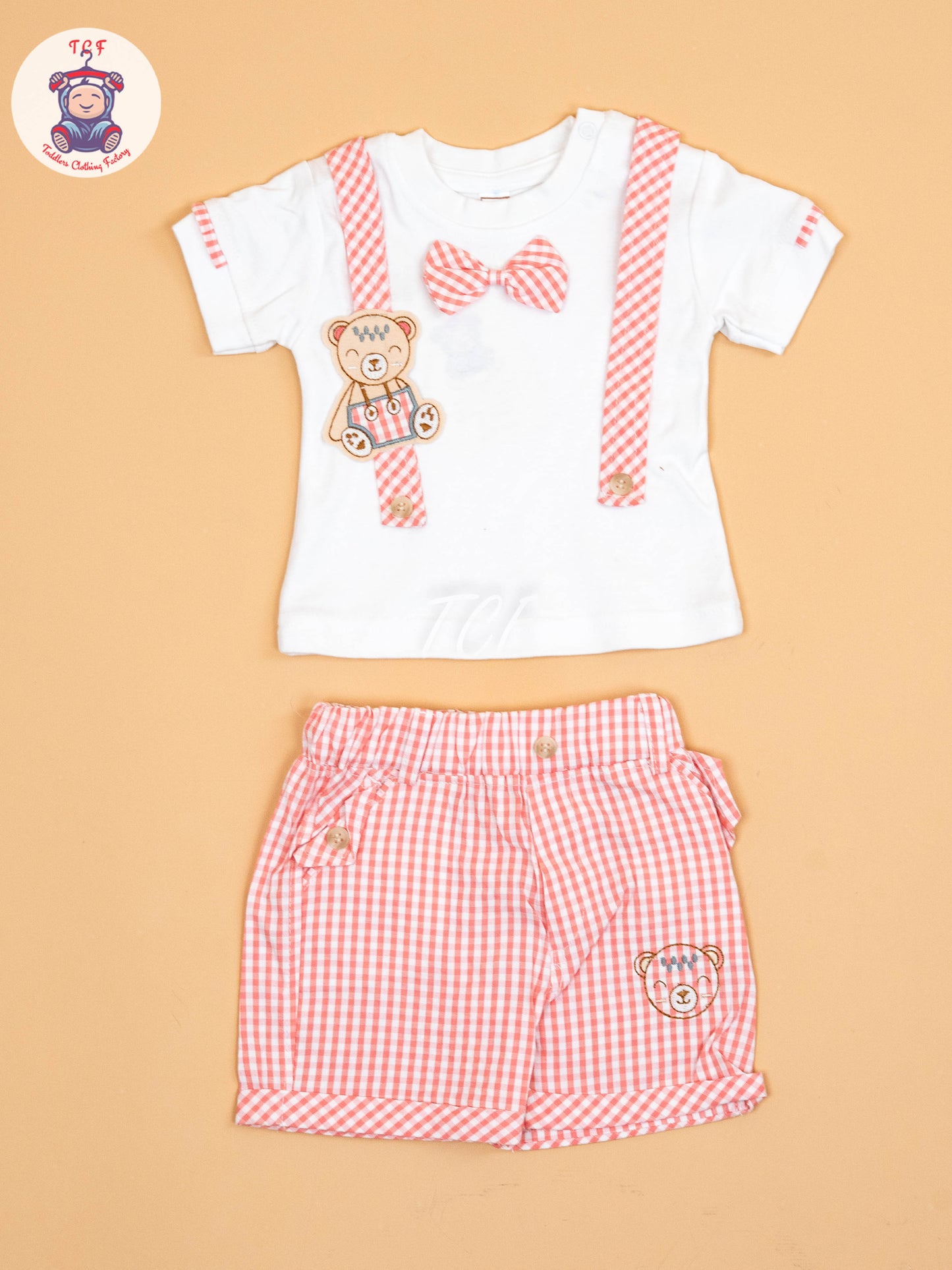 White & Pink - T-Shirts & Shorts