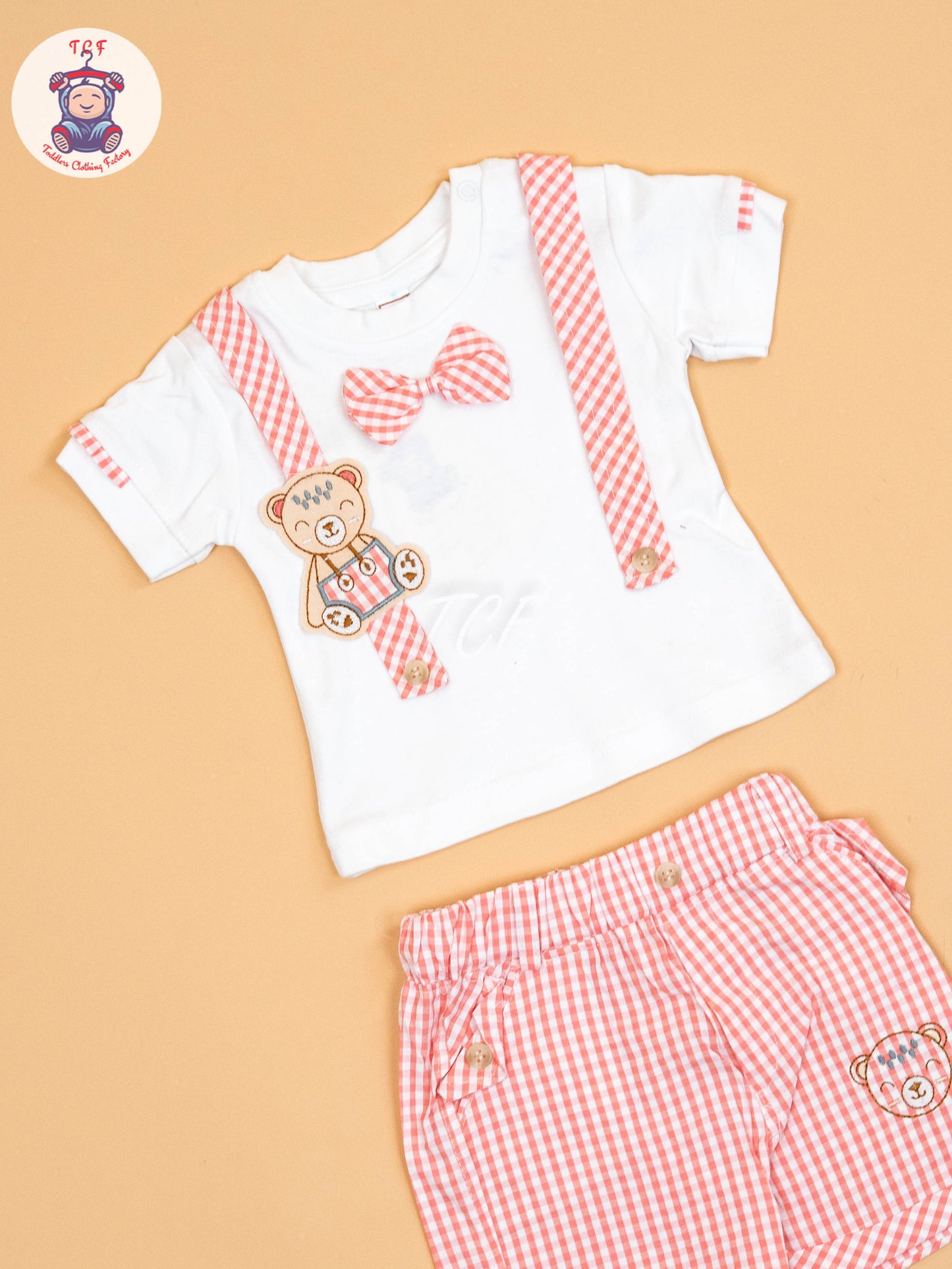 White & Pink - T-Shirts & Shorts