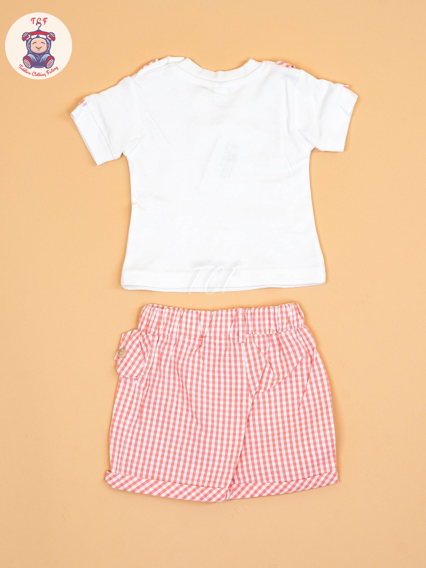 White & Pink - T-Shirts & Shorts