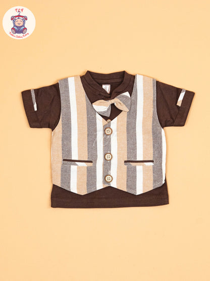 Brown - T-Shirts & Shorts