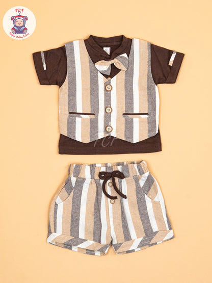 Brown - T-Shirts & Shorts