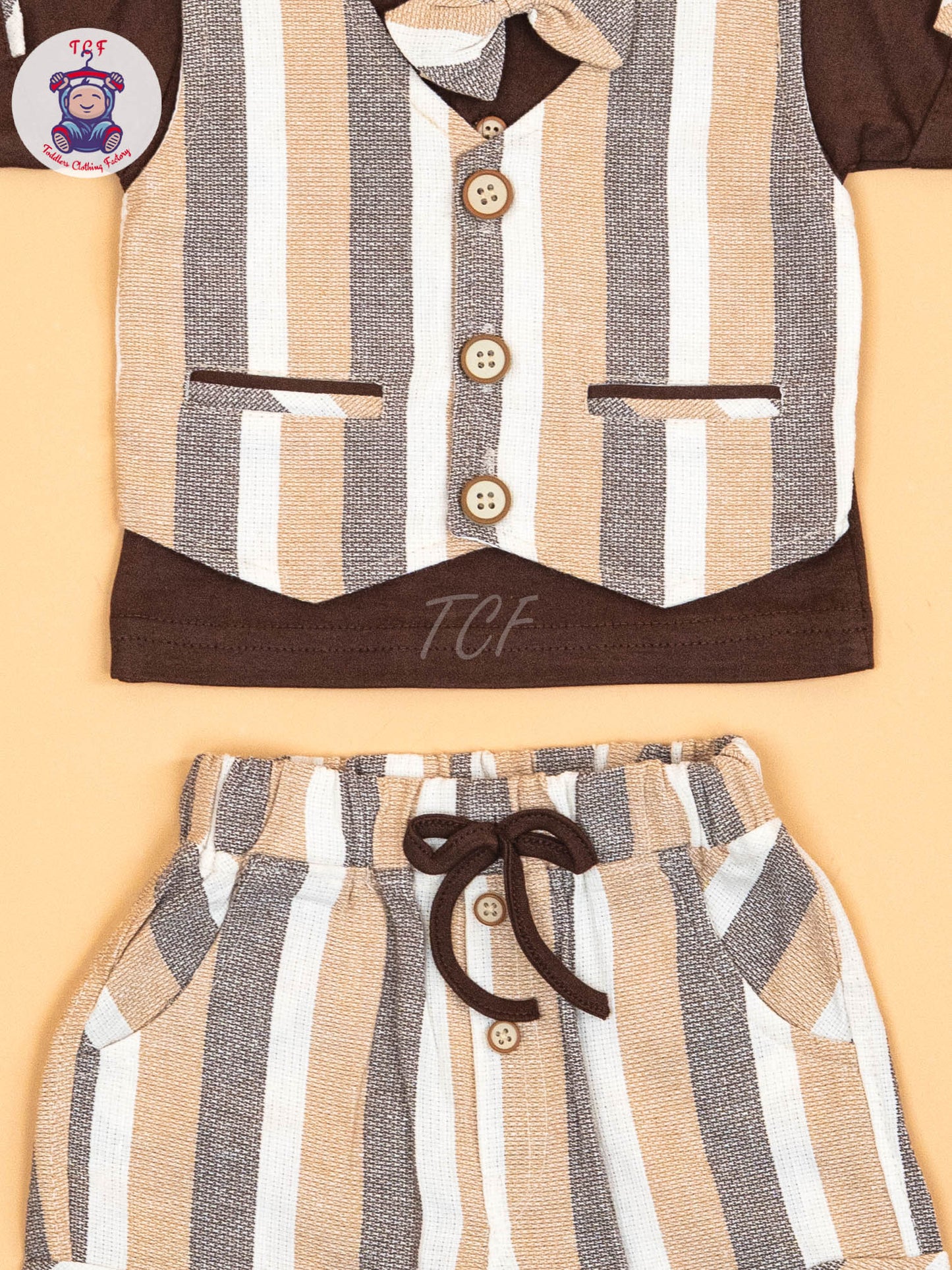 Brown - T-Shirts & Shorts