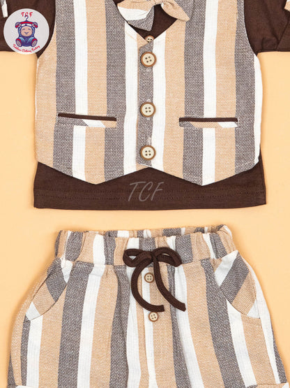 Brown - T-Shirts & Shorts