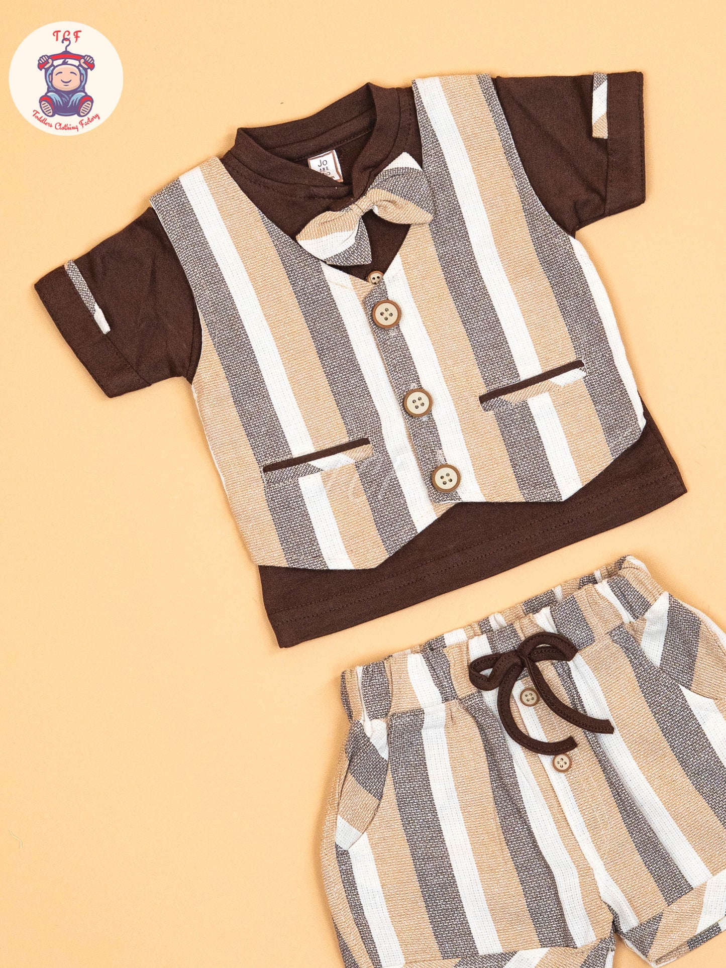 Brown - T-Shirts & Shorts