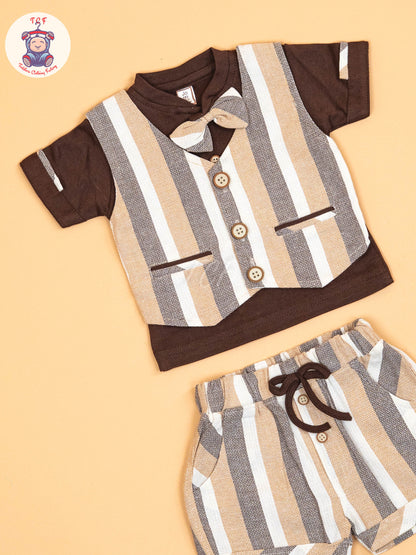 Brown - T-Shirts & Shorts