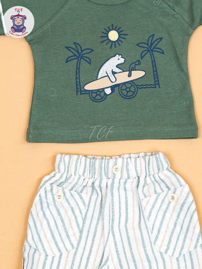 Green - T-Shirts & Shorts