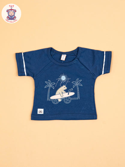 Navy Blue  - T-Shirts & Shorts