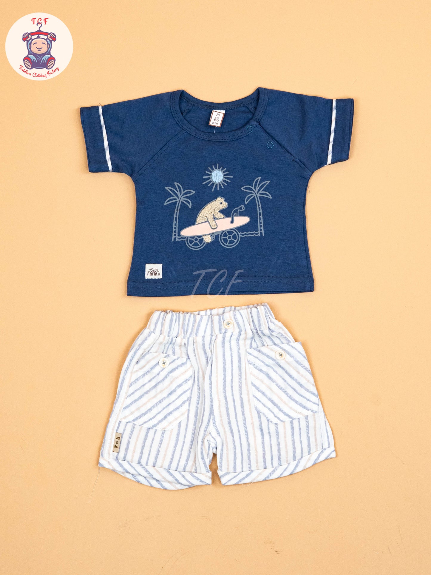 Navy Blue  - T-Shirts & Shorts