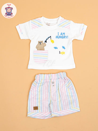 White  - T-Shirts & Shorts