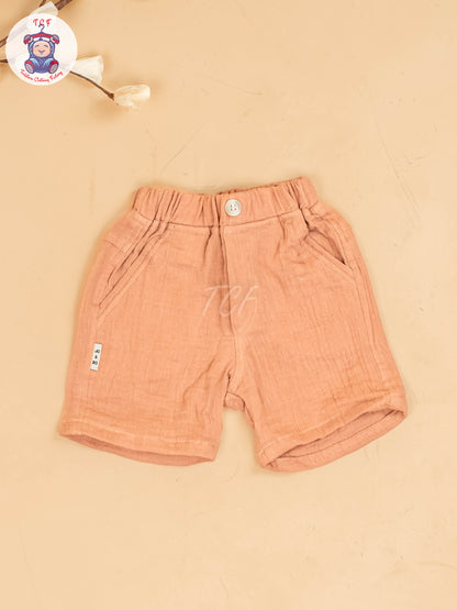 Brown -  Boys Readymade Cotton Shirts & Shorts