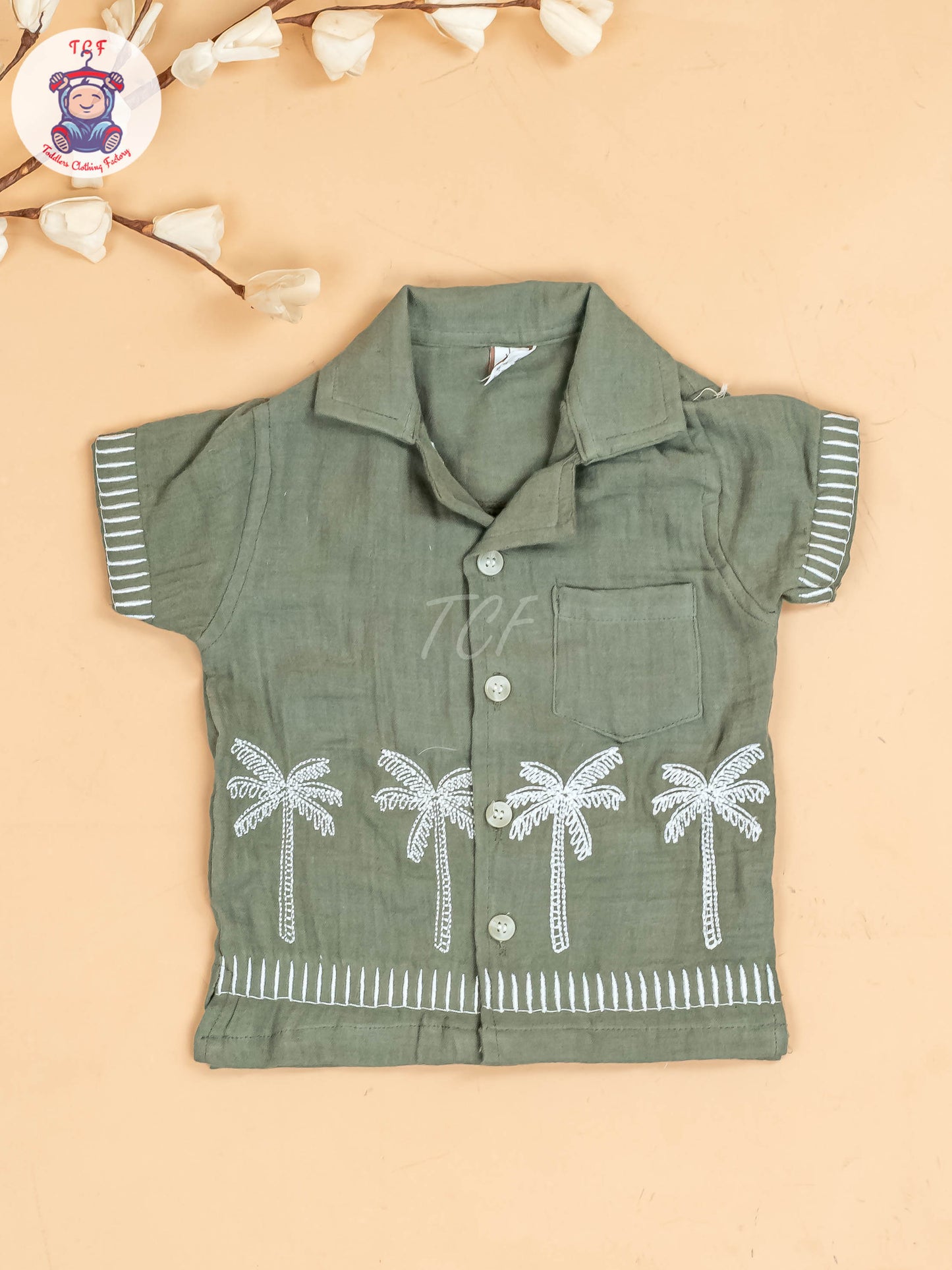 Brown -  Boys Readymade Cotton Shirts & Shorts