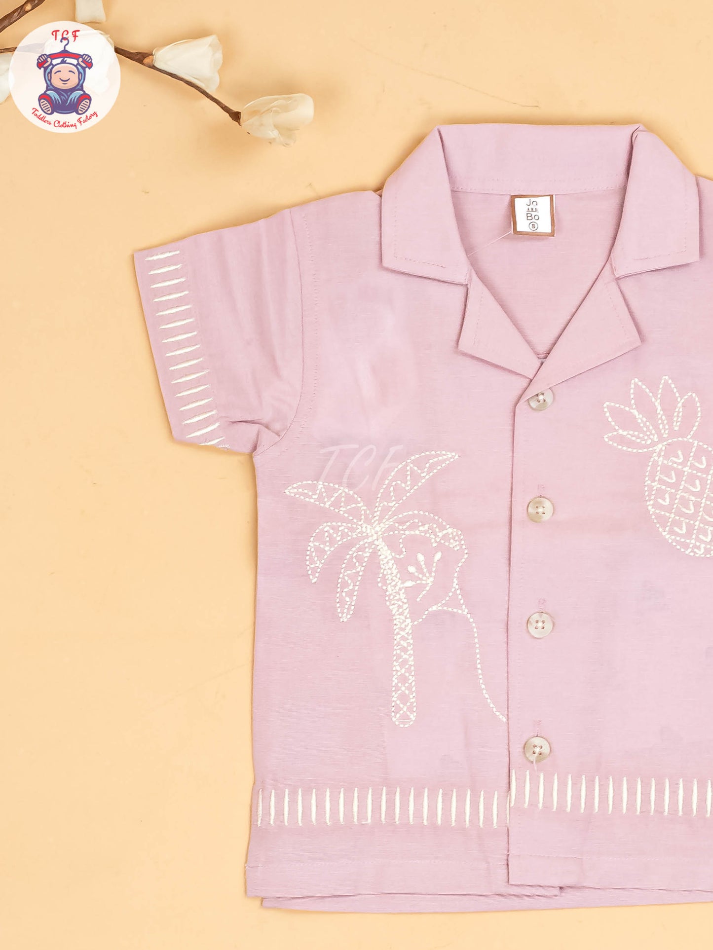 Onion Pink -  Boys Readymade Cotton Shirts & Shorts