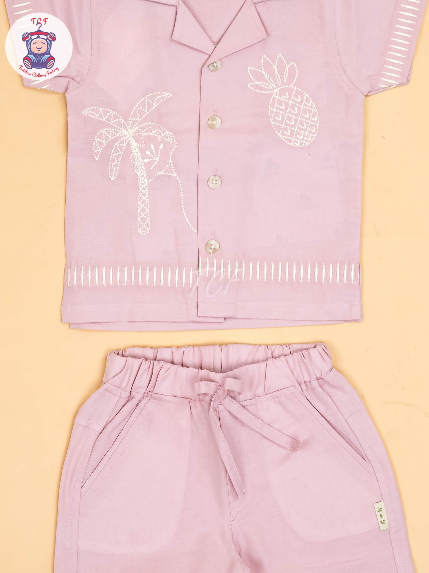 Onion Pink -  Boys Readymade Cotton Shirts & Shorts