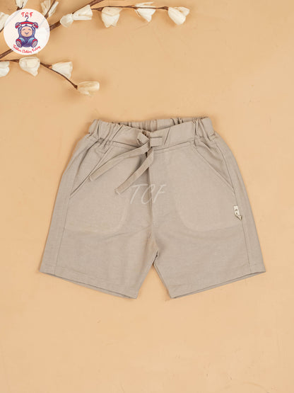 Chocolate Brown -  Boys Readymade Cotton Shirts & Shorts