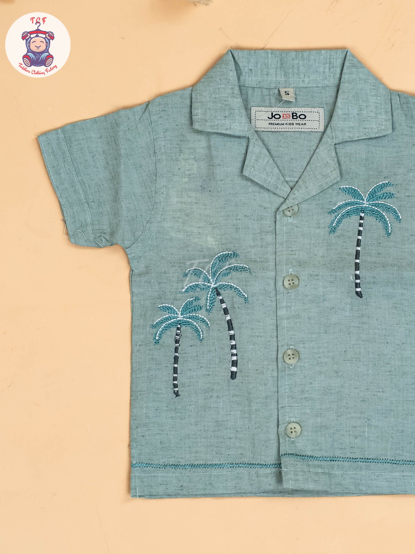 Blue -  Boys Readymade Cotton Shirts & Shorts