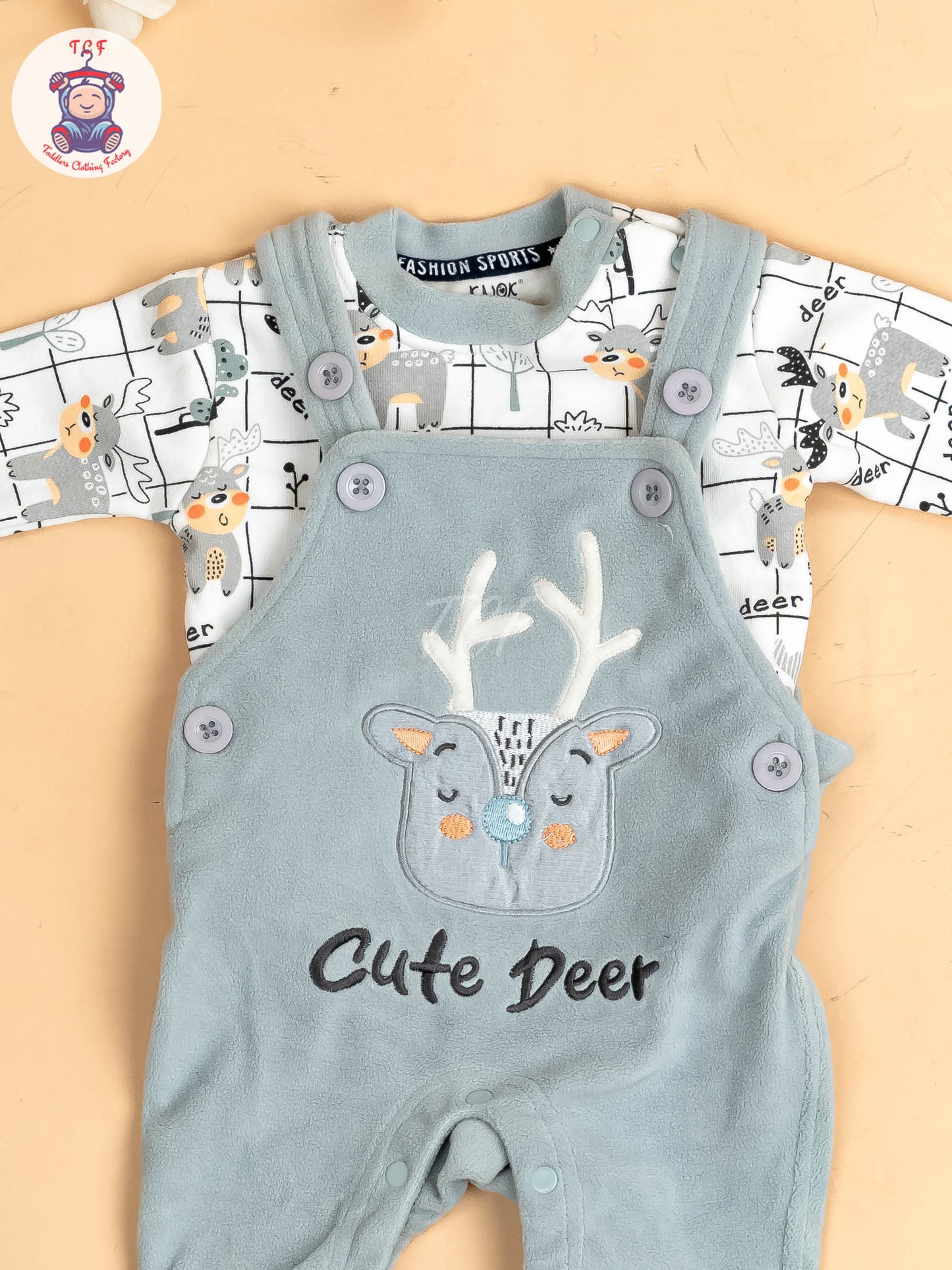 Grey - Deer Jumpsuits