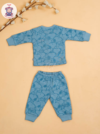 Ice Blue - Boys Readymade Shirts & Pants