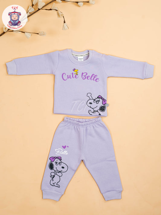 Purple - Boys Readymade T-Shirts & Pants