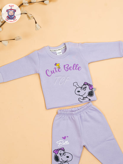 Purple - Boys Readymade T-Shirts & Pants