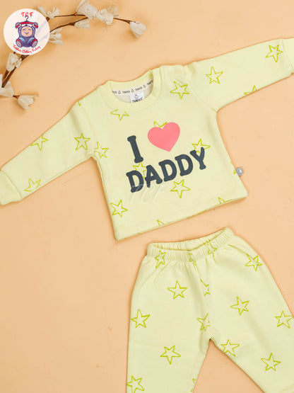 Dark Green - I Love Daddy T-Shirts & Pants