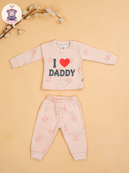 Peach - I Love Daddy T-Shirts & Pants