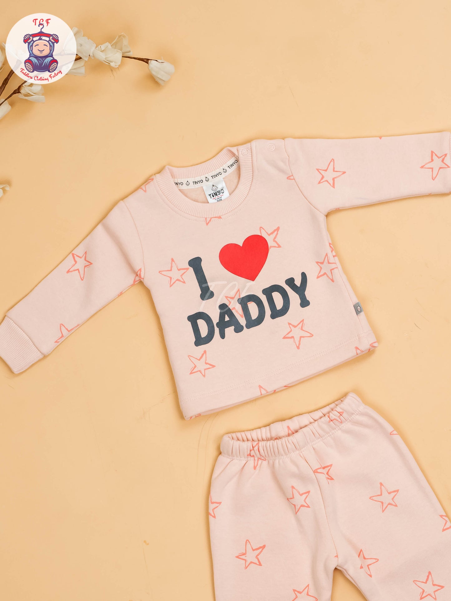 Peach - I Love Daddy T-Shirts & Pants