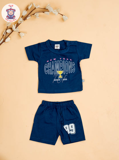 Blue - Champion T-Shirts & Shorts