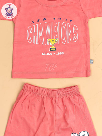 Lite Pink - Champion T-Shirts & Shorts