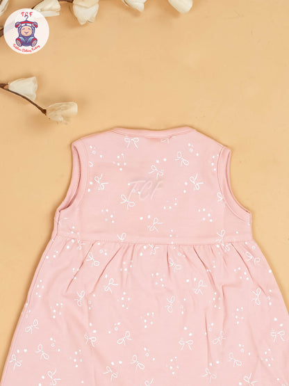 Onion Pink -Girls Printed Ethnic Frocks