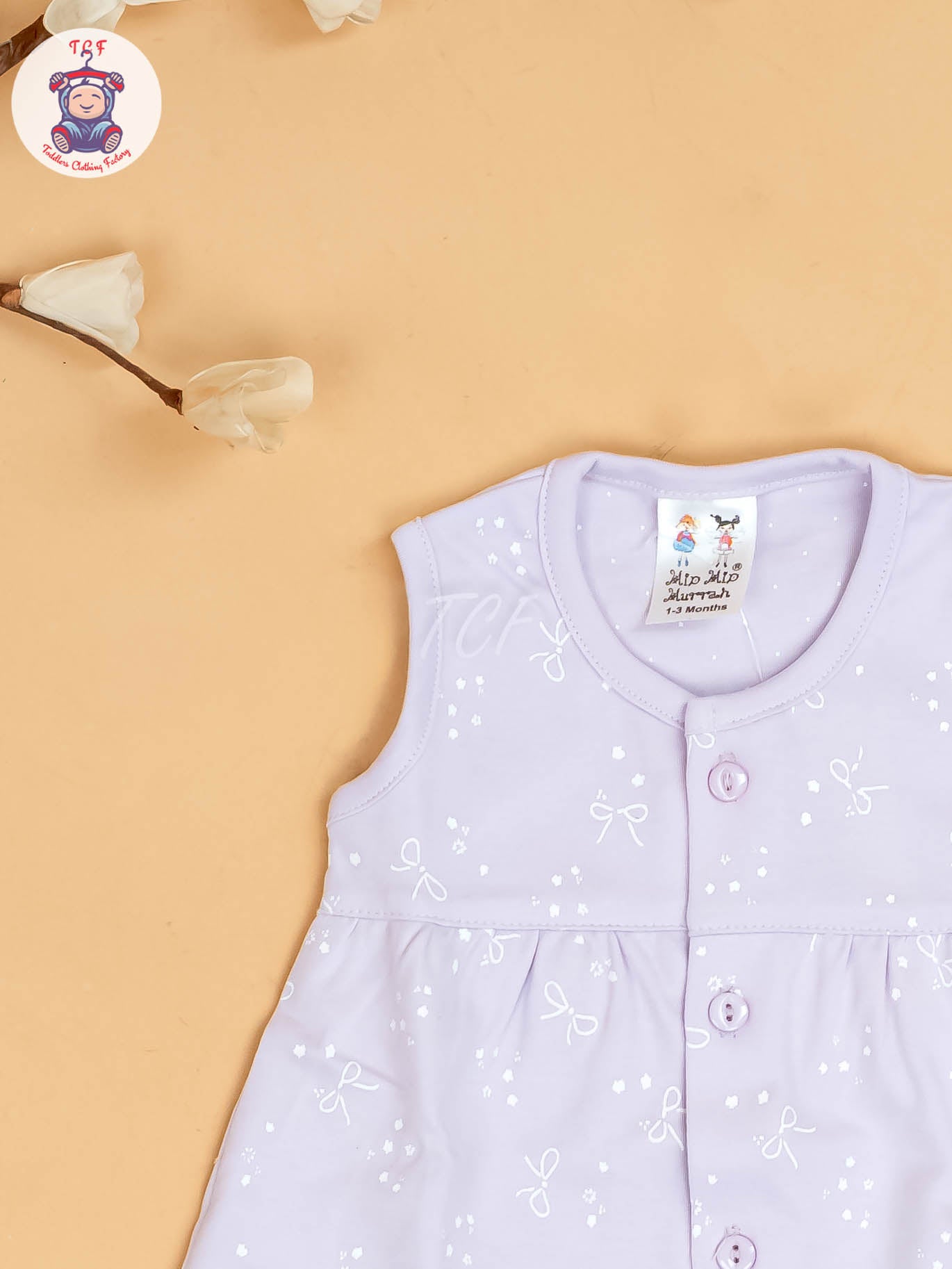 Purple - Girls Printed Ethnic Frocks