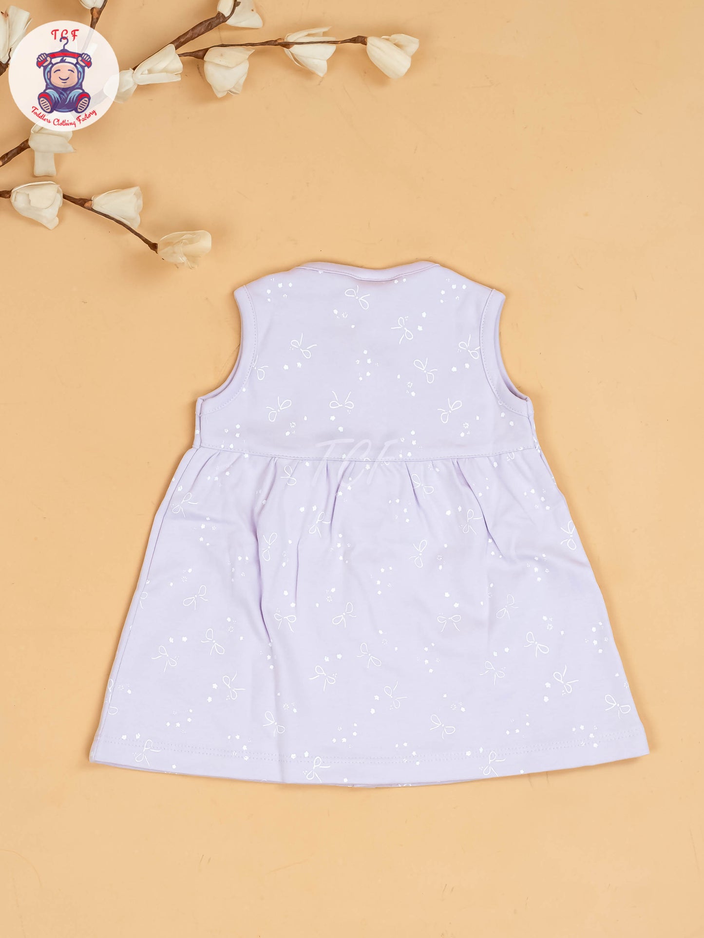 Purple - Girls Printed Ethnic Frocks